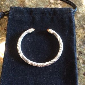 David Yurman 5mm Cable Bracelets, Citrine
